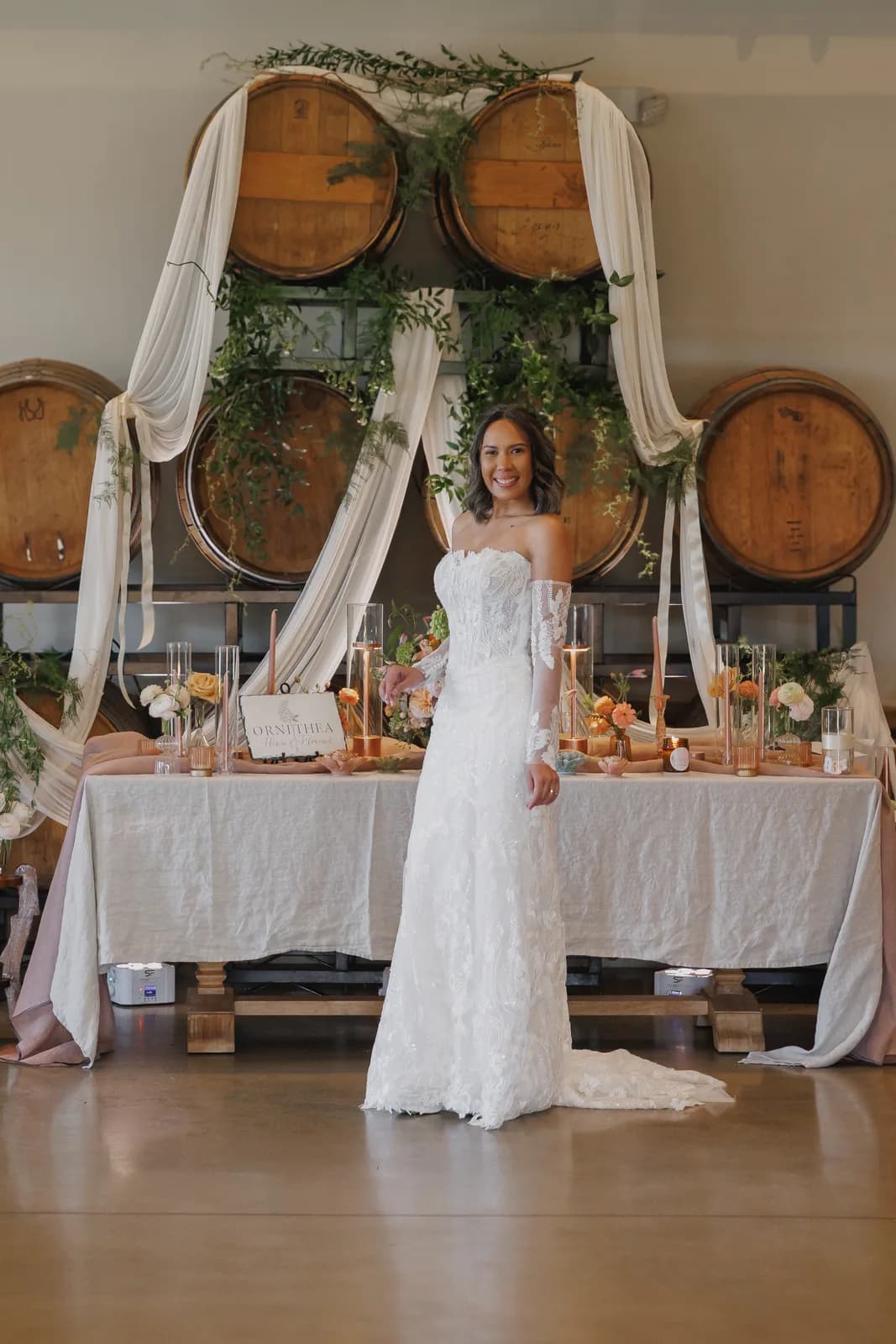 Alba — short wedding dress designed by Mayller, crafted in Italy